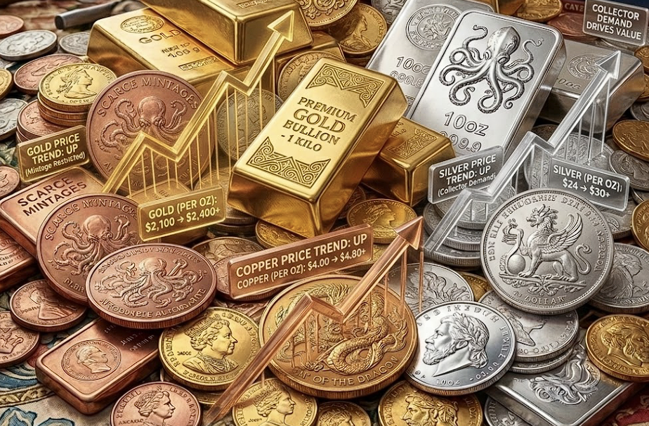 The Precious Metals Pull: How Gold and Silver Prices Fuel Copper Demand