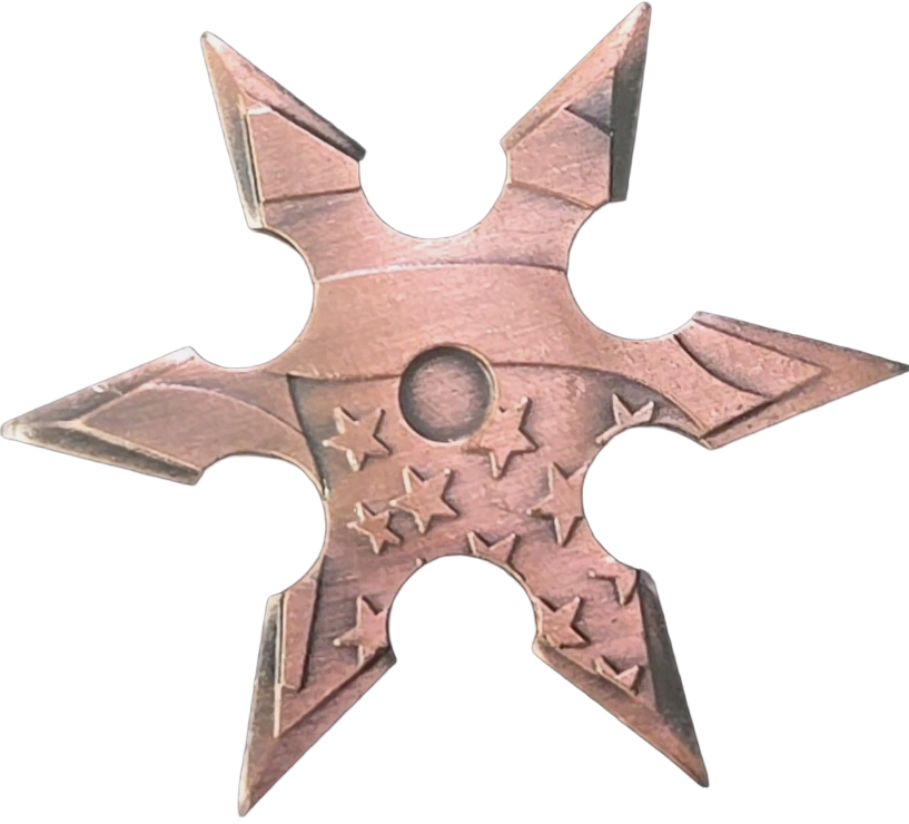 Ninja Star American Flag 5g Copper Edition