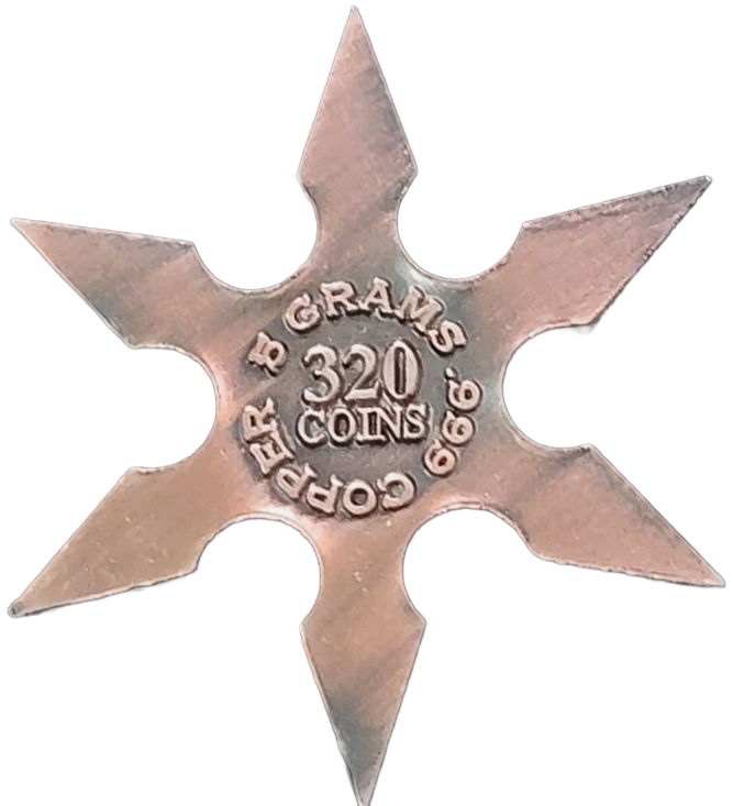Ninja Star American Flag 5g Copper Edition