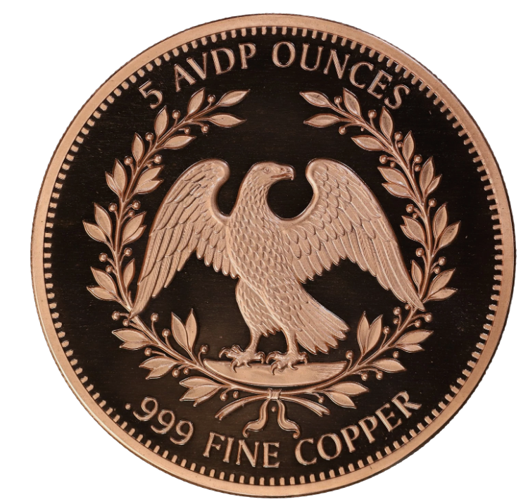 1794 Flowing Hair 5 oz Copper Round in Capsule