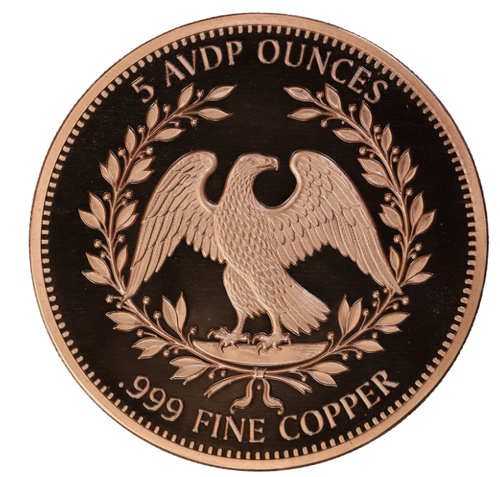 1794 Flowing Hair 5 oz Copper Round in Capsule