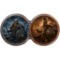 Norse Warrior and Spartan Warrior 2 x 1oz Copper Infinity Capsule Double Sided