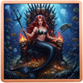 Mermaid Queen 5 oz .999 Fine Copper Square Art Bar