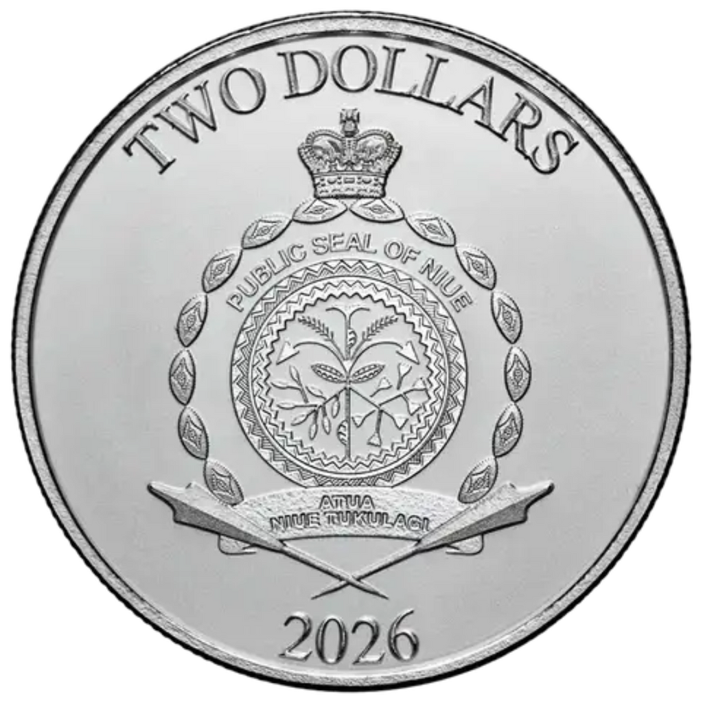 2026 Niue Star Wars: Darth Vader 1 oz .999 Fine Silver Bullion Coin (BU)