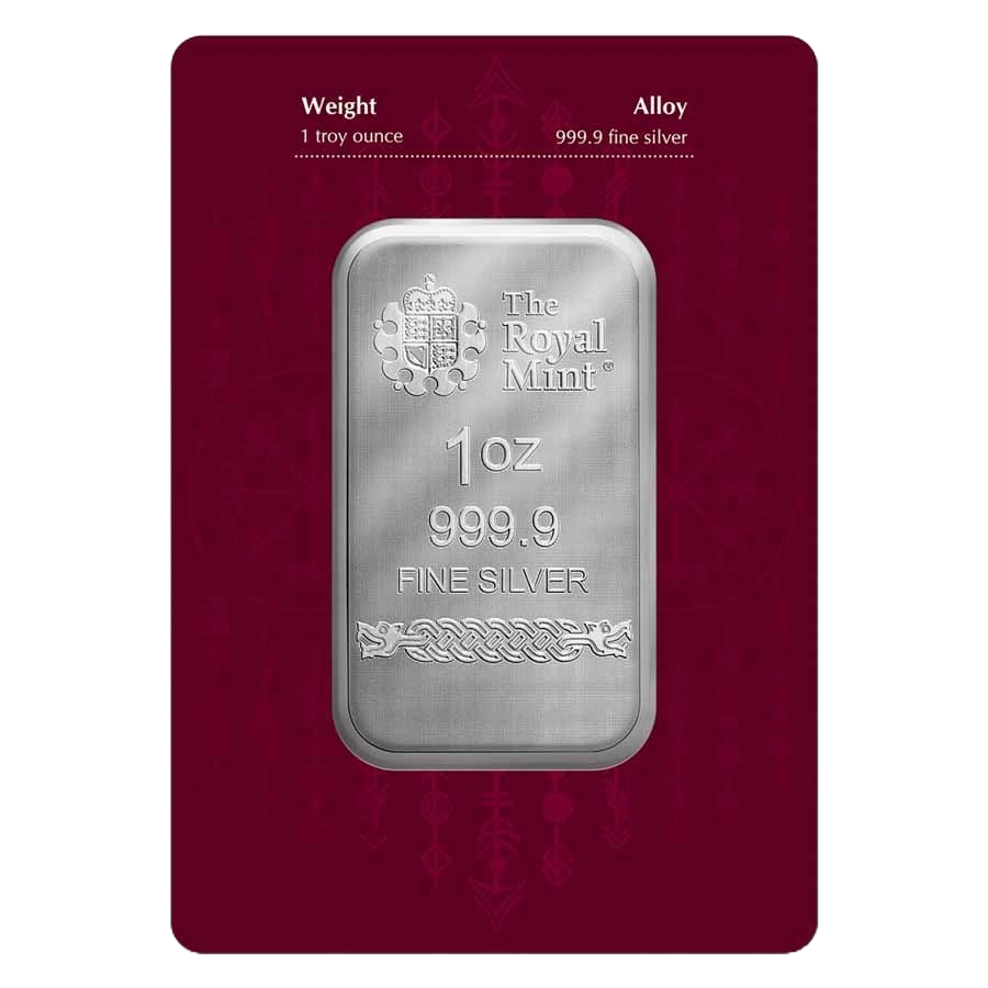 1 oz Silver Bar - The Royal Mint & Germania Mint Norse Gods: Loki