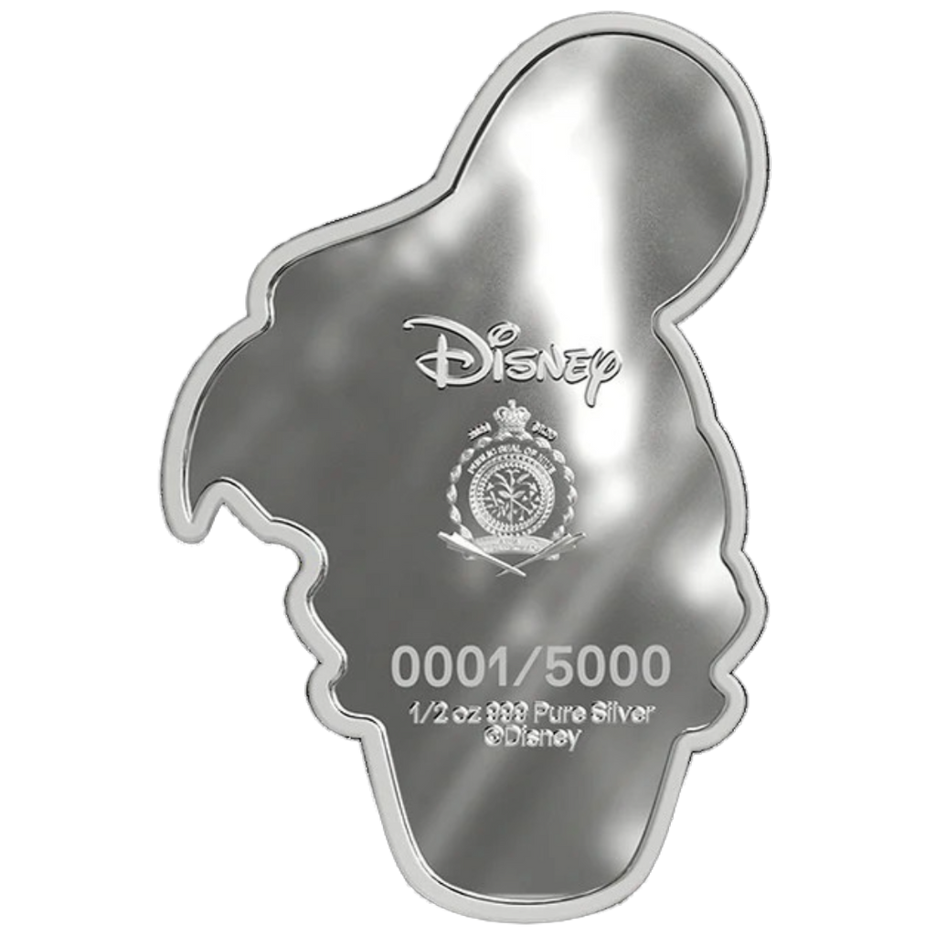 2026 Disney Donald Duck Iconic Expressions 1/2 oz Shaped Silver Proof Coin – Agoro by New Zealand Mint