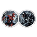Spider-Man vs. Venom 2 oz Dual Battle Set – Two 1 oz .999 Fine Copper Rounds in Infinity Capsule