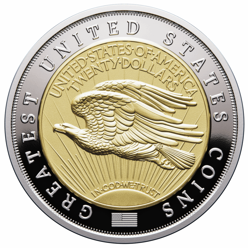 1933 DOUBLE EAGLE Greatest US Coins 2 Oz Silver Coin 5$ Niue 2025
