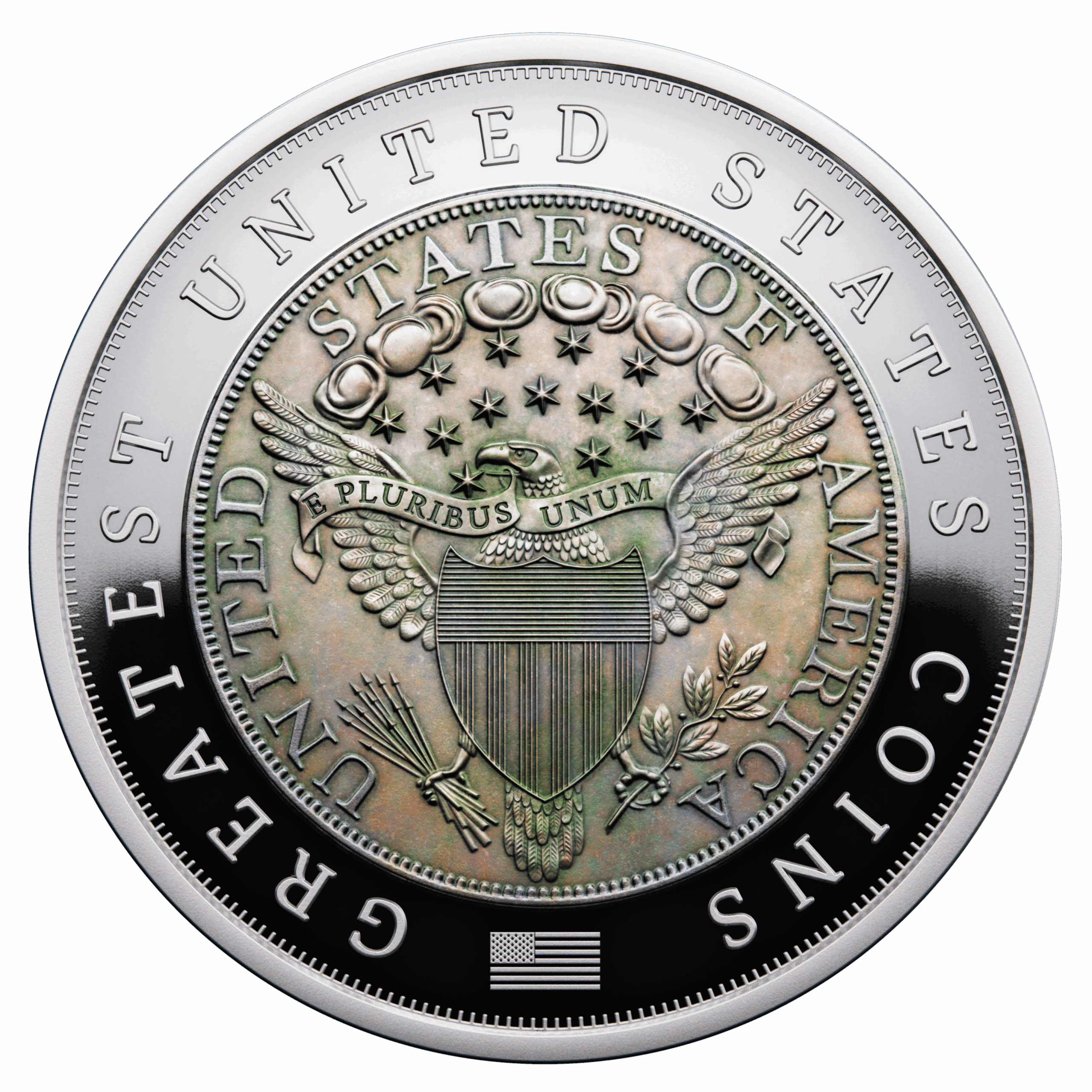 Niue $5 2025 Silver 999. 2oz AF: 1804 Draped bust GREATEST USA COINS