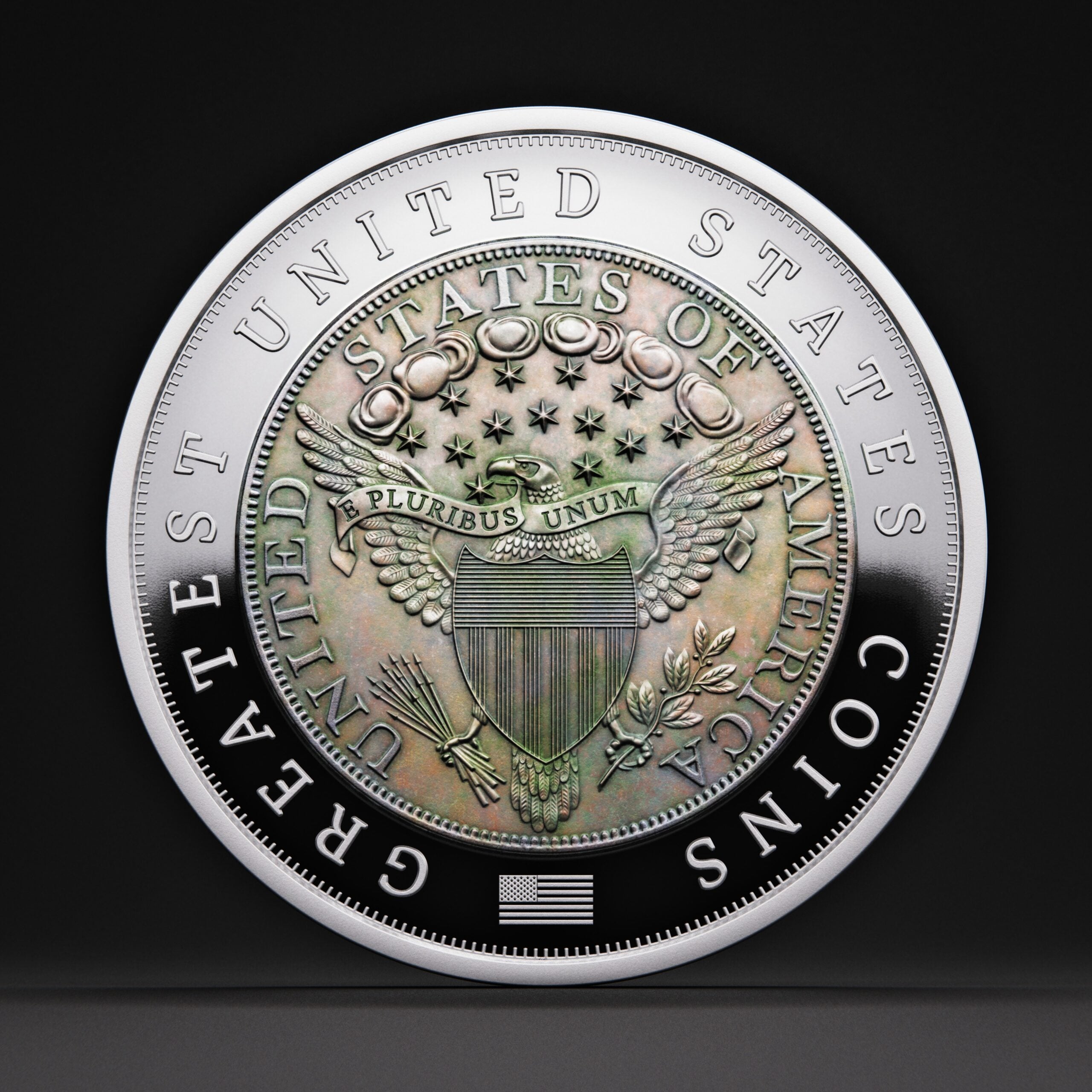 Niue $5 2025 Silver 999. 2oz AF: 1804 Draped bust GREATEST USA COINS