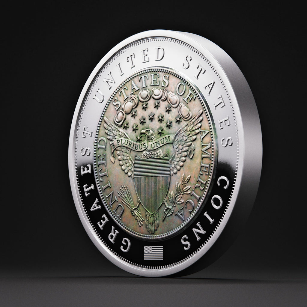 Niue $5 2025 Silver 999. 2oz AF: 1804 Draped bust GREATEST USA COINS